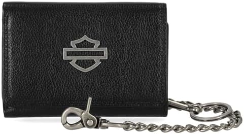 Harley-Davidson Men's Bar & Shield 24 inch Wallet Chain, Antique
